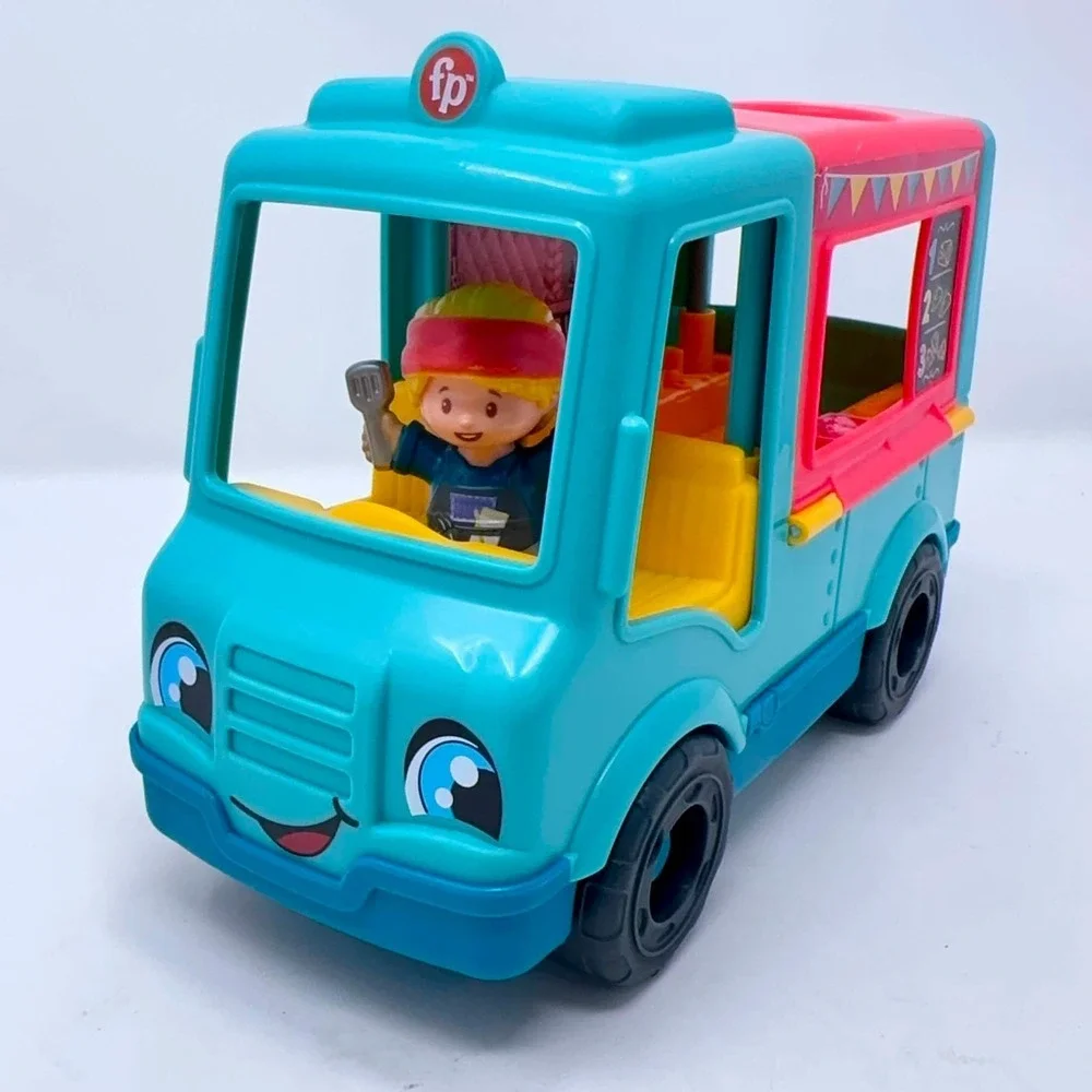 Fisher Price Little People Food Truck Taco Truck w/ Chef Figure Musical Sounds